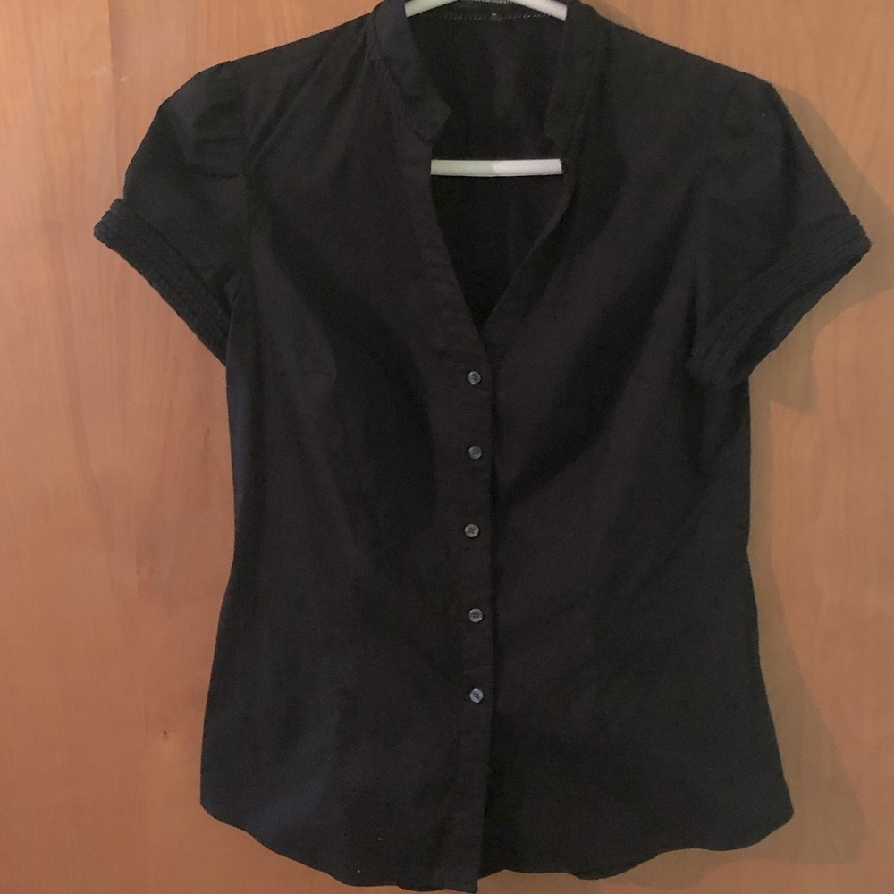 Black button down dress shirt